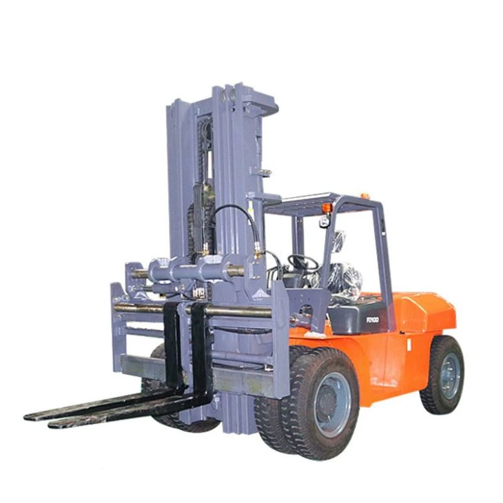 Carrello elevatore da 10 tonnellate con attacco per balle