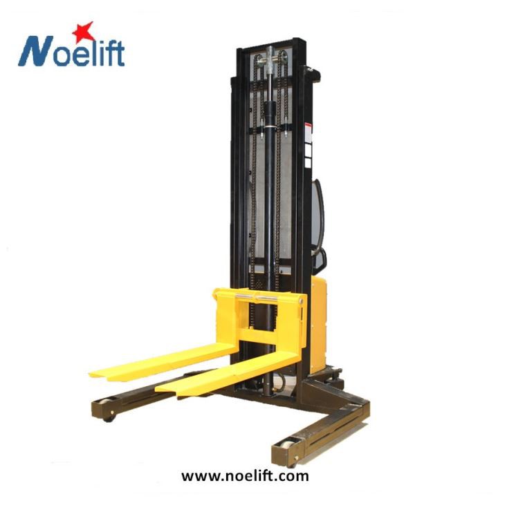Impilatore di sollevamento del carrello elevatore idraulico elettrico semi straddle