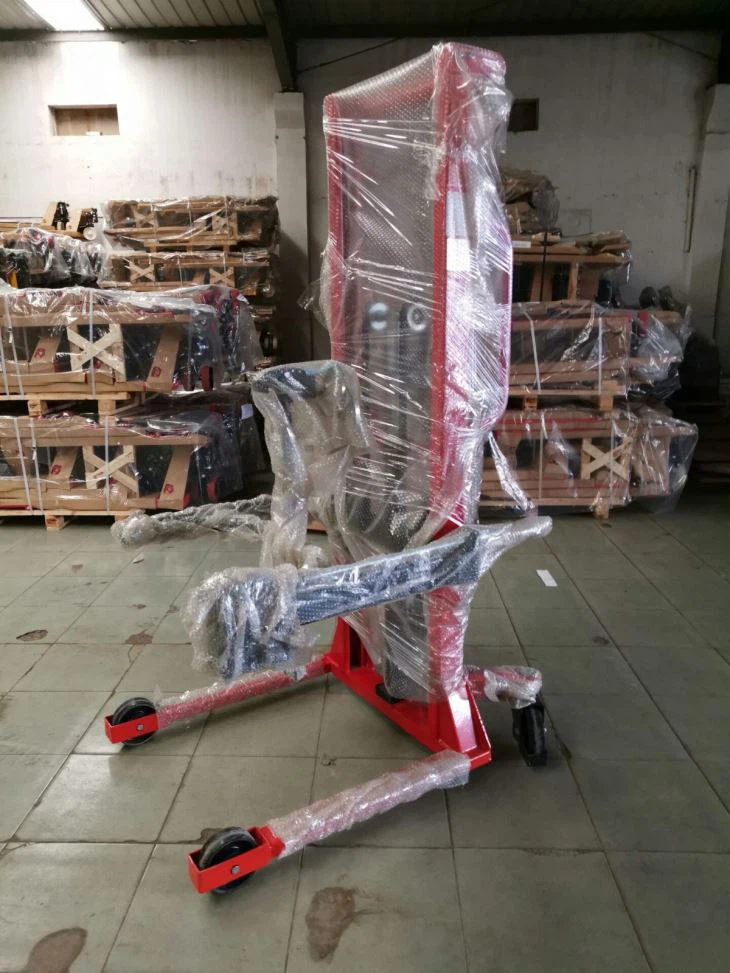 350kg 1.6m Hydraulic Drum Stacker With Drum Tilt