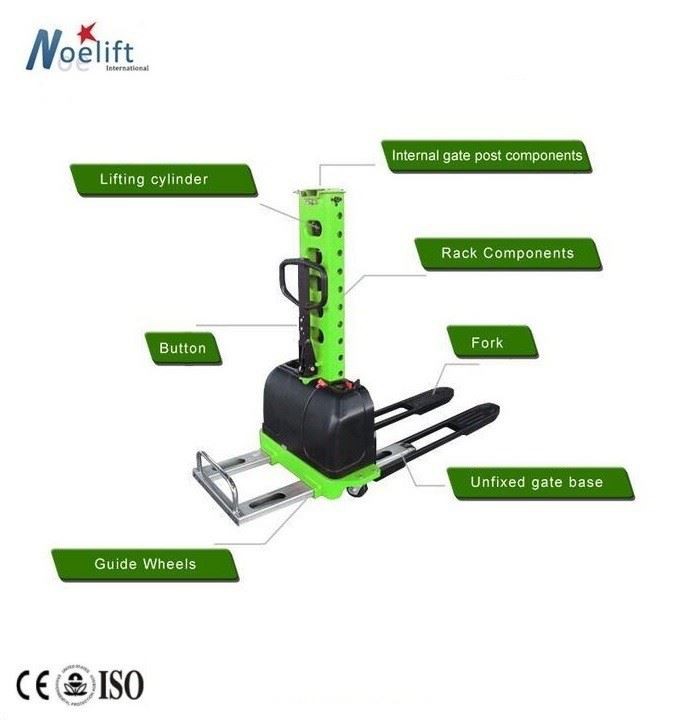 500kg self loading stacker forklift
