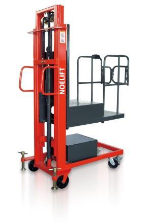 Picker commissionatore semi elettrico portatile con scala elettrica