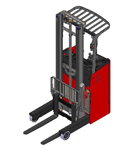 Electric Reach Truck(48V) With High Battery Capacity