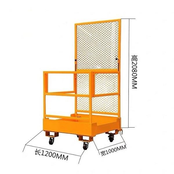 Cestino dell'uomo del carrello elevatore