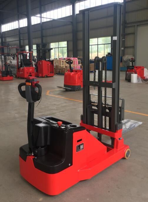 china Full Electric Economic Pallet Lift Stacker Can Be Used For Single Or Double Side Pallet