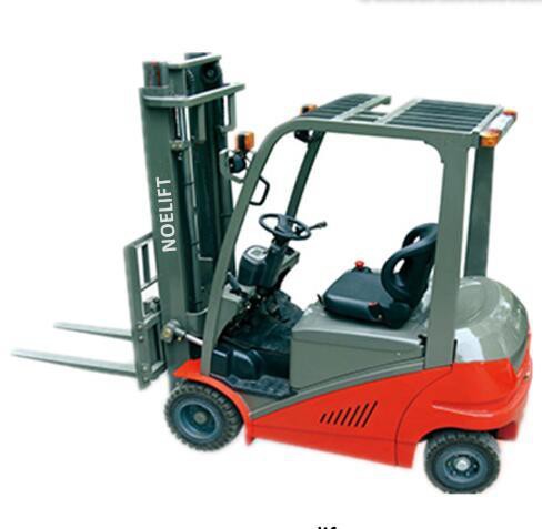 Carrello elevatore elettrico per terreno con batteria al litio