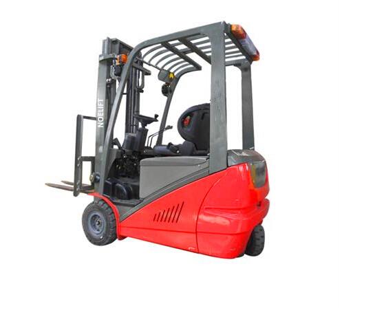 Mini carrello elevatore elettrico a 3 ruote con traslatore