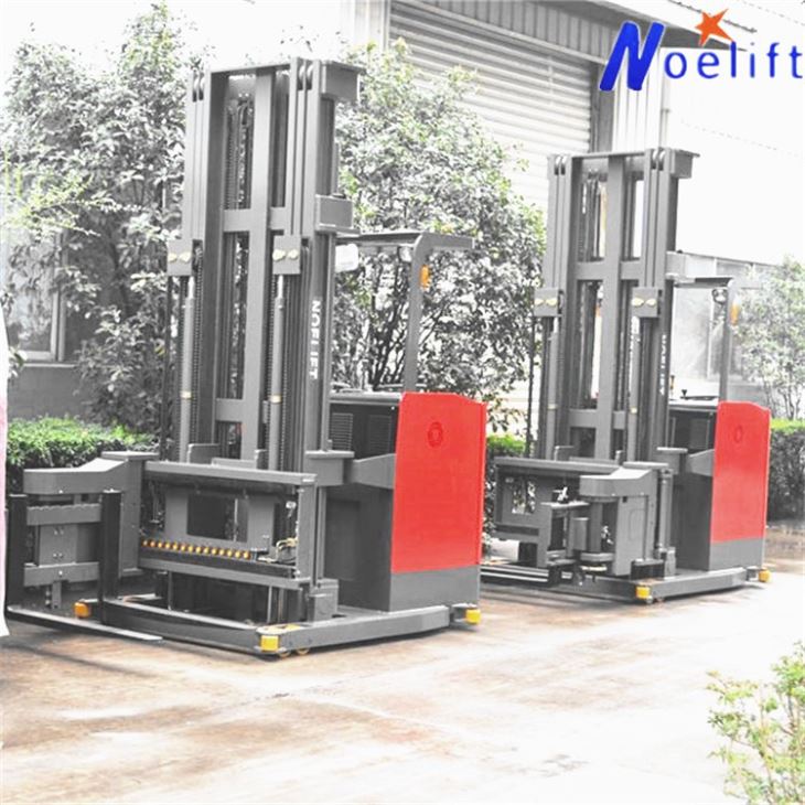 Narrow Aisle Reach Truck 3 Way Electric Forklift factory