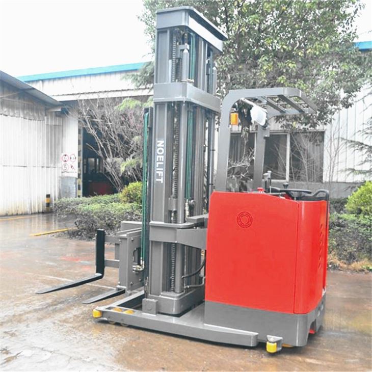 Narrow Aisle Stacker 3 Way Forklift Truck 9.5m Reach Height Manufacturers