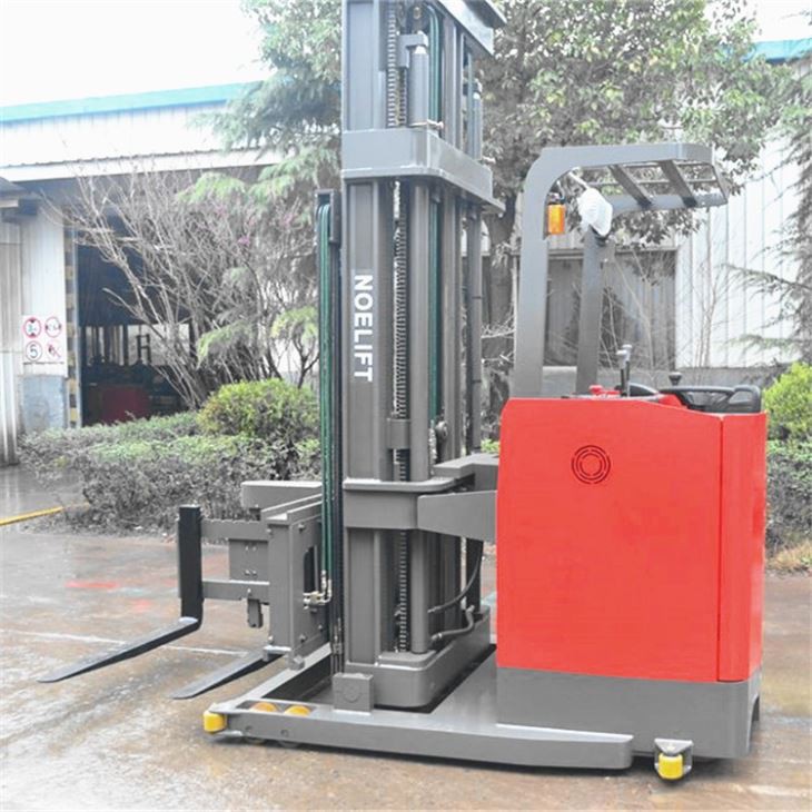 Narrow Aisle Stacker 3 Way Forklift Truck 9.5m Reach Height for sale