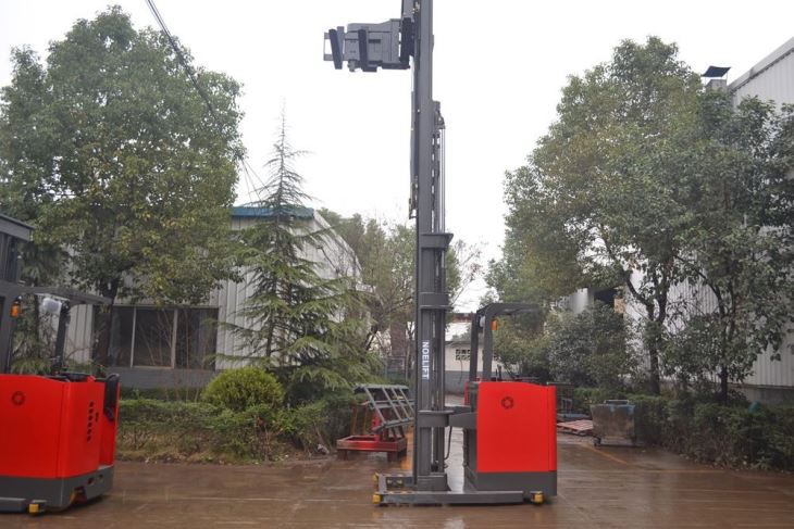New Design Narrow Aisle Forklift 3-way Pallet Stacker For Sale
