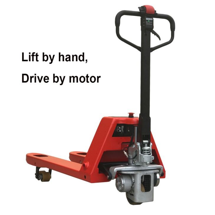 Transpallet semielettrico 1500kg 2000kg