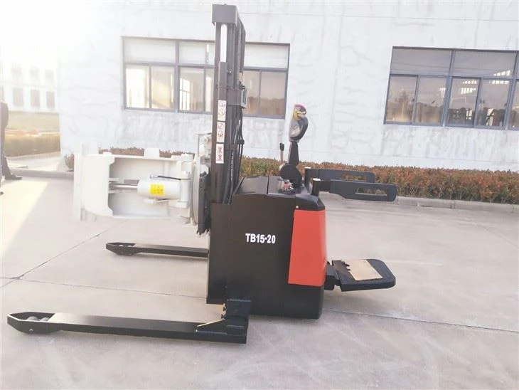 2 tons 1.6 meters Paper Roll Electric Stacker For 220-1300 mm