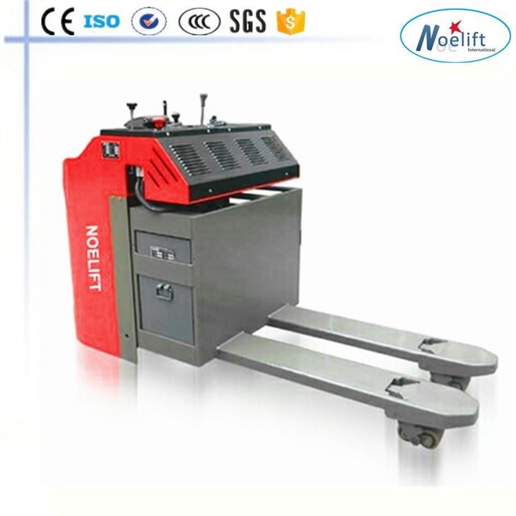 3 Tons Wide Leg Straddle Power Electric Pallet Jack Forklift factory