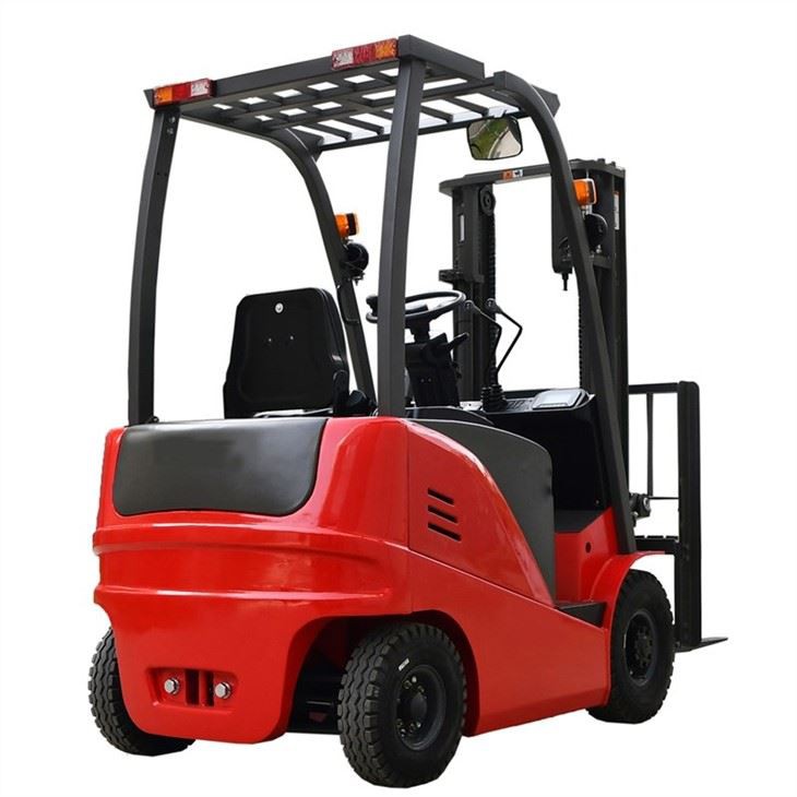Electric Forklifts with Full Free Two Stage Equipment Lifting