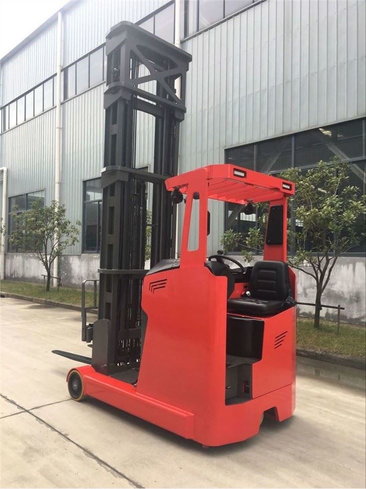 1600kg 3m 4.5m Duplex Triplex Mast Electric Reach Truck