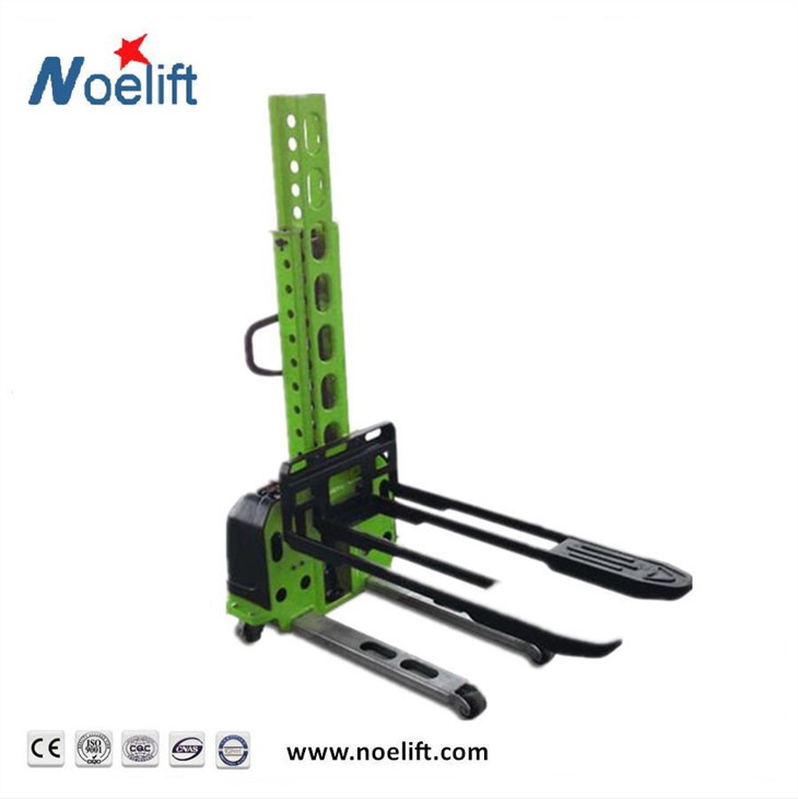 Hangzhou Noelift transpallet portatile autocaricante completo 500 kg di sollevamento 1 m