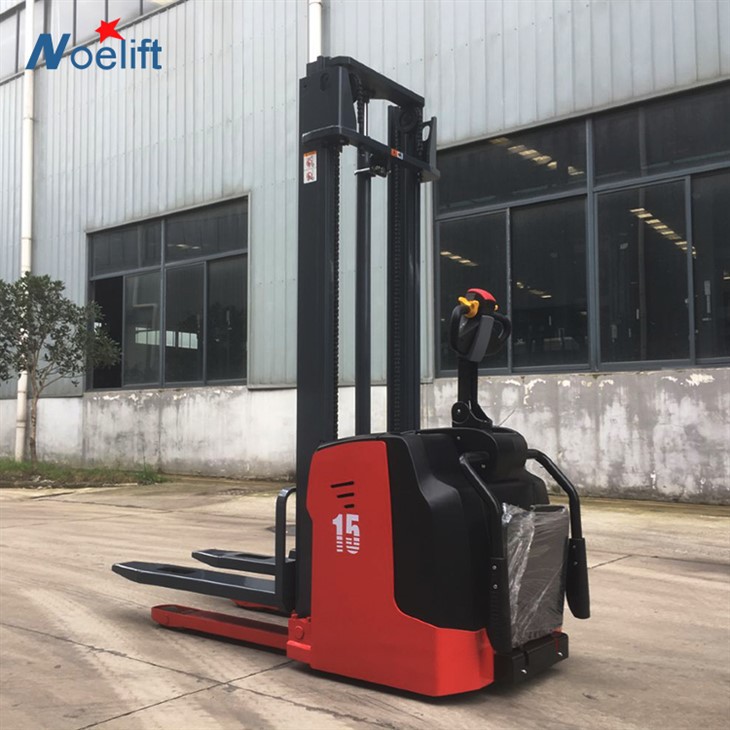electric high lift pallet stacker